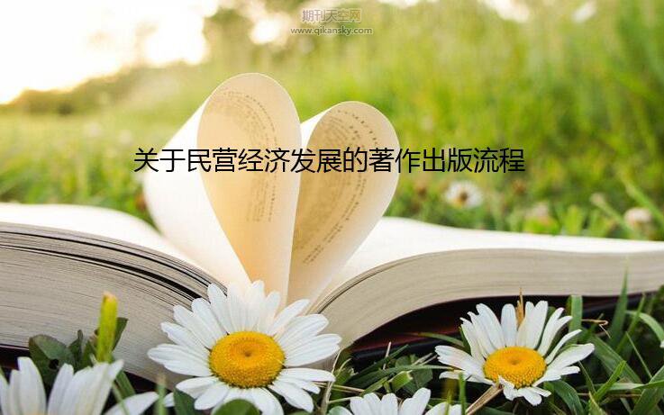 關于民營經濟發展的著作出版流程